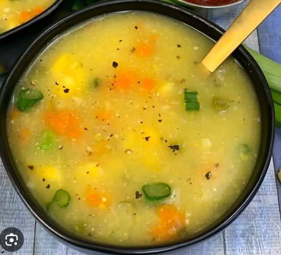 Non-Vegetarian Sweet Corn Soup